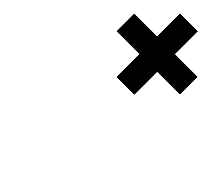 Logo RX Burger vertical, blanc