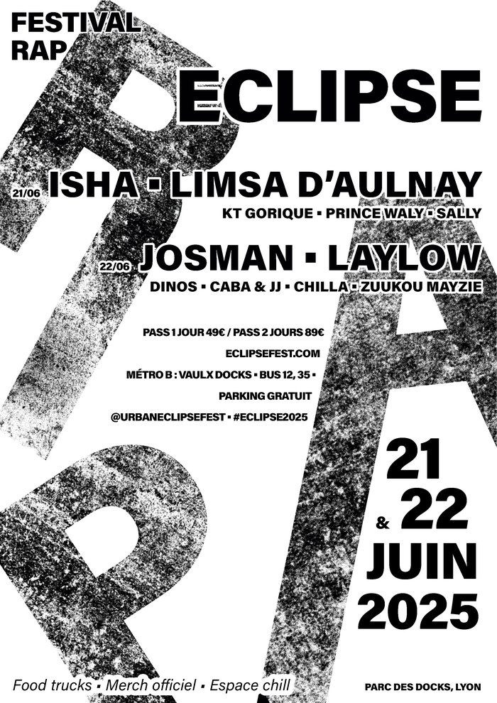 Affiche Festival Eclipse, version noire