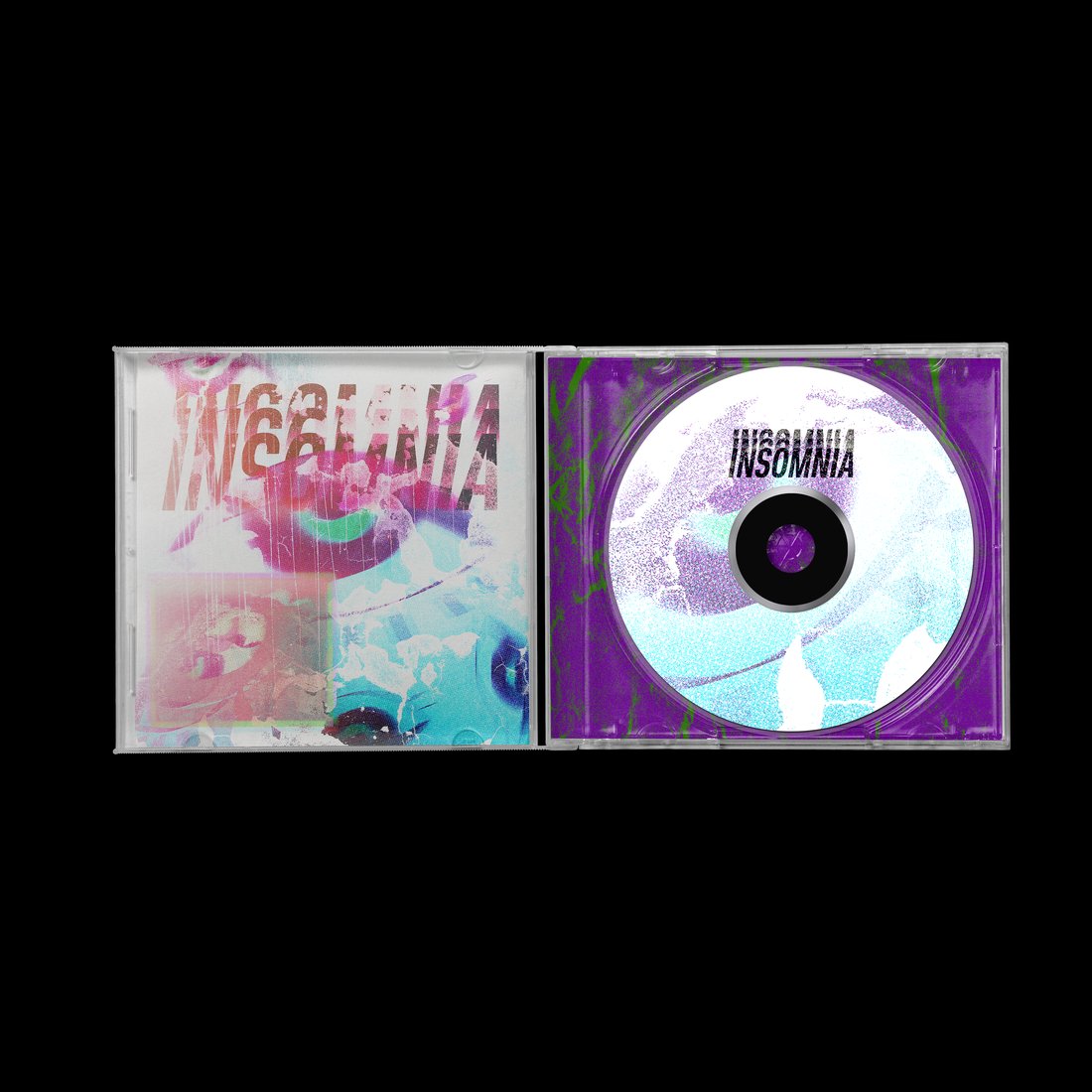 Mockup boîtier CD Insomnia