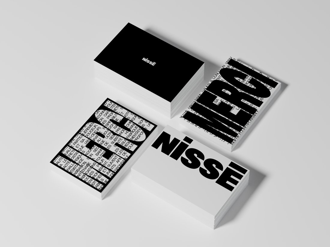 Carte de remerciement NISSÉ