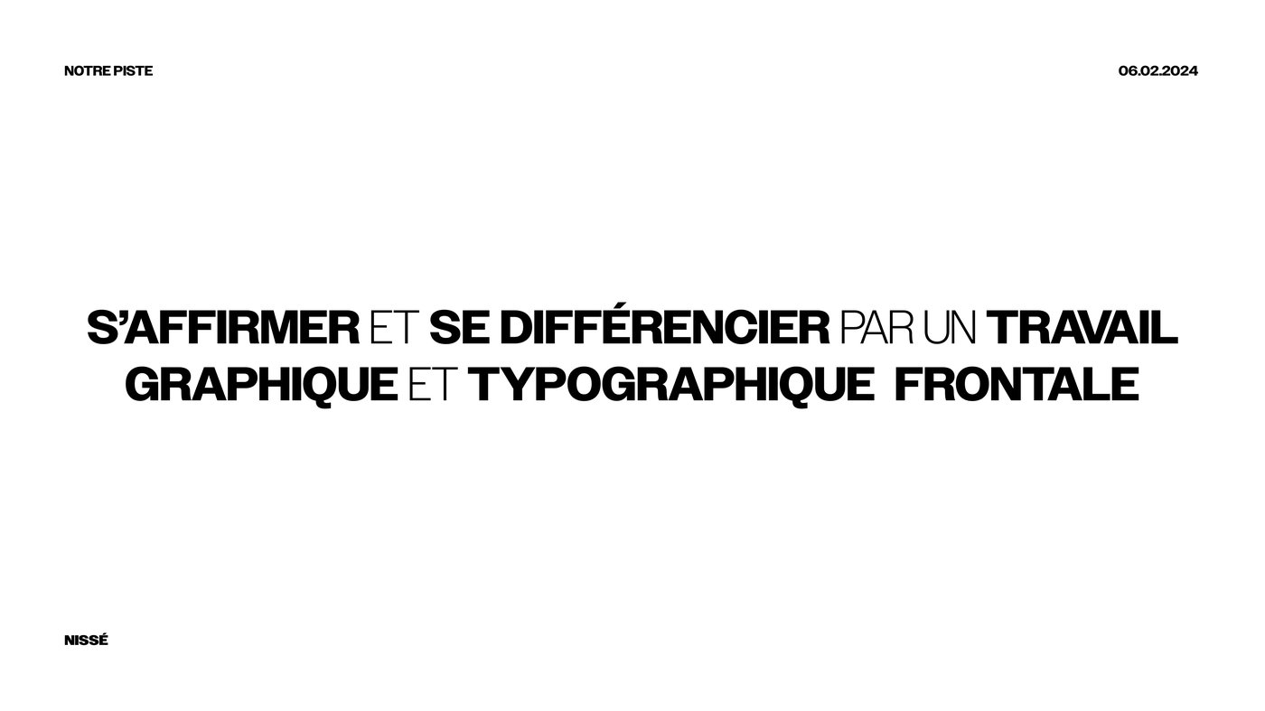 Présentation de la marque NISSÉ, slide 1