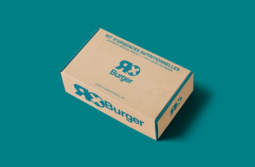 Boîte RX Burger, kit d'urgence nutritionnelle