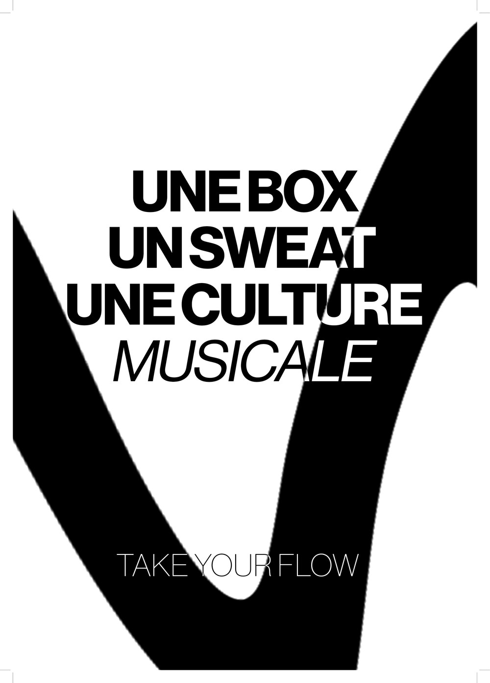 Affiche Spectre A2, une box un sweat une culture musicale