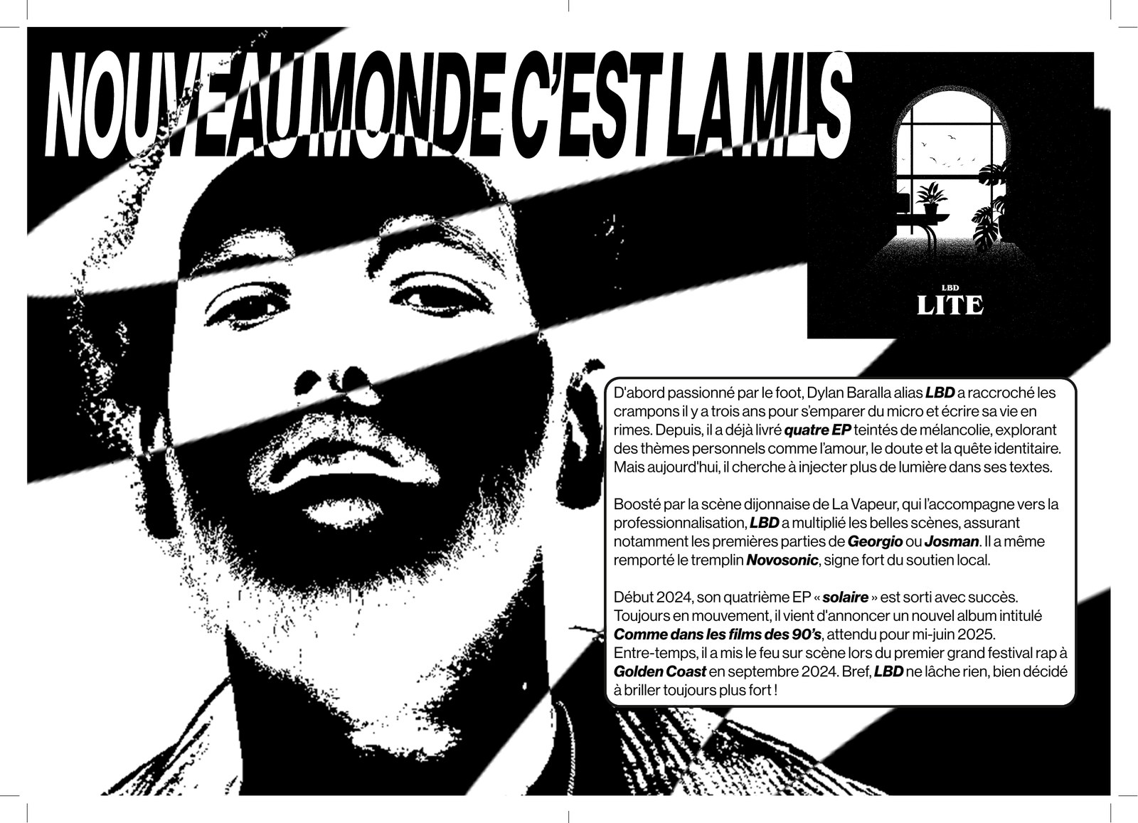 Brochure Spectre, page artiste