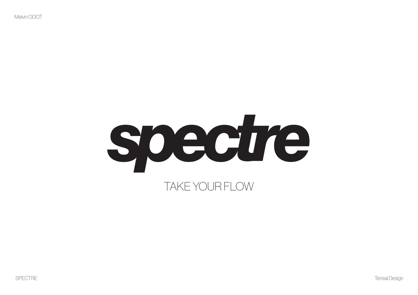Présentation du logo Spectre, slide 1